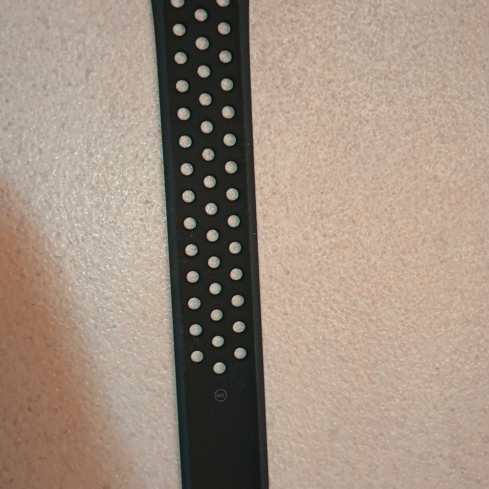Nike Dark Gray Perforated iWatch Band Missing Other Half With Latch